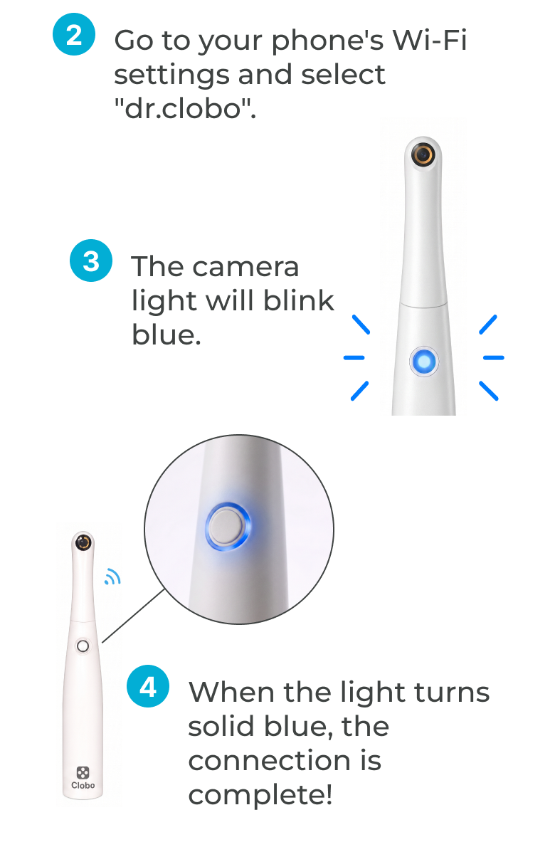 Wi-Fi Mode — Step 2 to 4